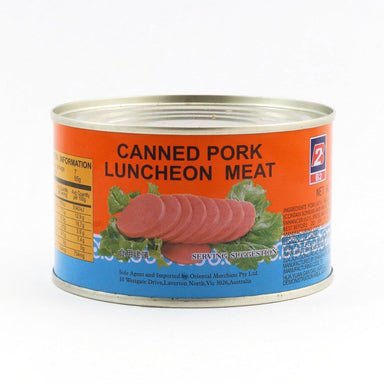 B2 CANNED PORK LUNCHEON MEAT ROUND 397 G - Premium Co  Groceries 