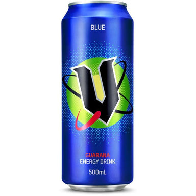 V ENERGY DRINK GUARANA BLUE 500 ML - Premium Co  Groceries 