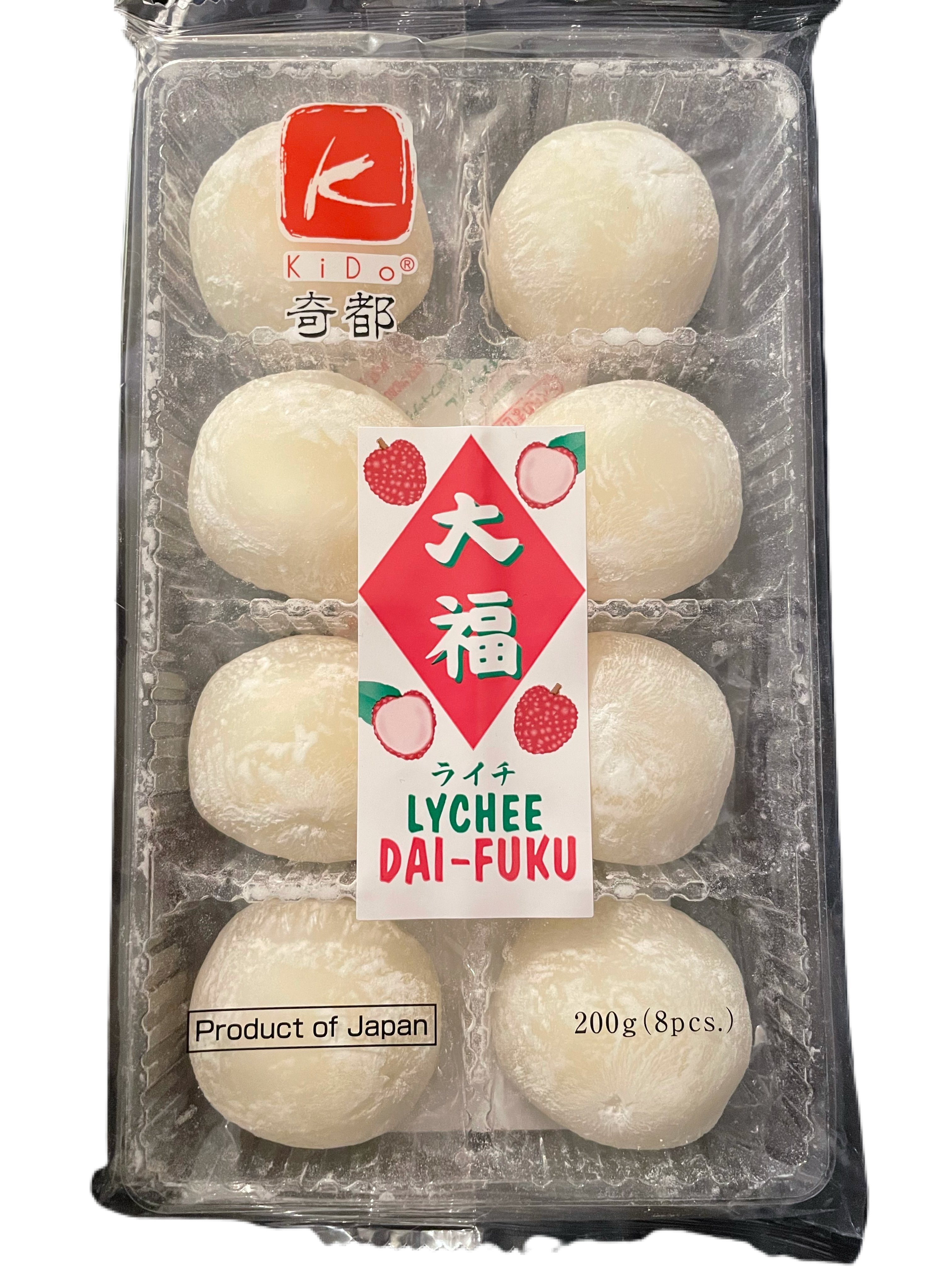 KIDO DAI-FUKU MOCHI LYCHEE FLAVOR 200 G — Premium Co Groceries