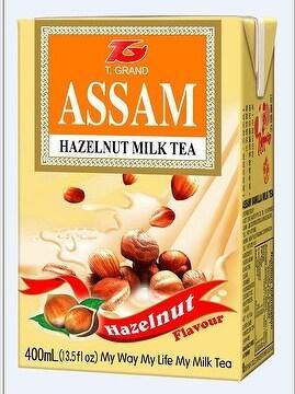 T-GRAND ASSAM HAZELNUT MILK TEA 400ML*6 - Premium Co.  Groceries 
