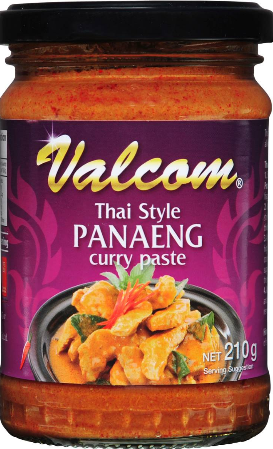 Valcom thai store red curry paste