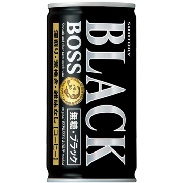 SUNTORY BOSS BLACK COFFEE 185 ML - Premium Co  Groceries 