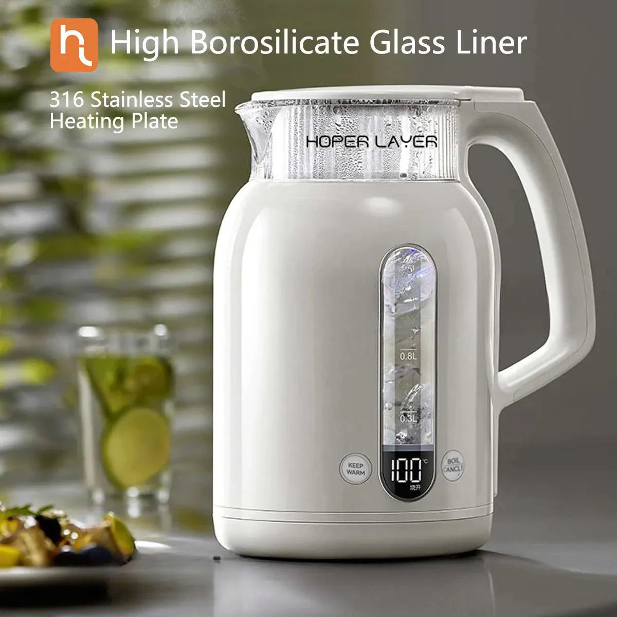 HOPER LAYER INSULATION ELECTRIC KETTLE 1.5 L