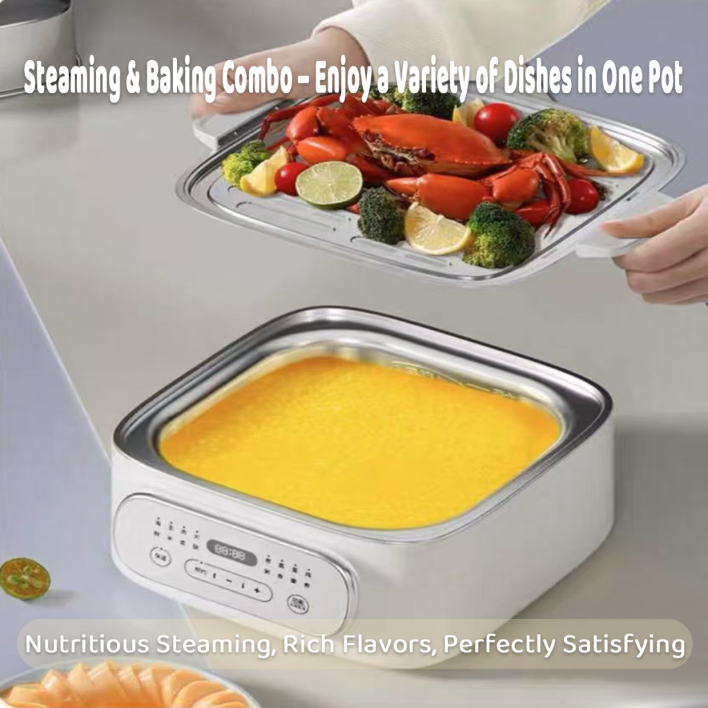 HOPER LAYER MULTIFUNCTIONAL THREE-LAYER STAINLESS STEEL STEAMER