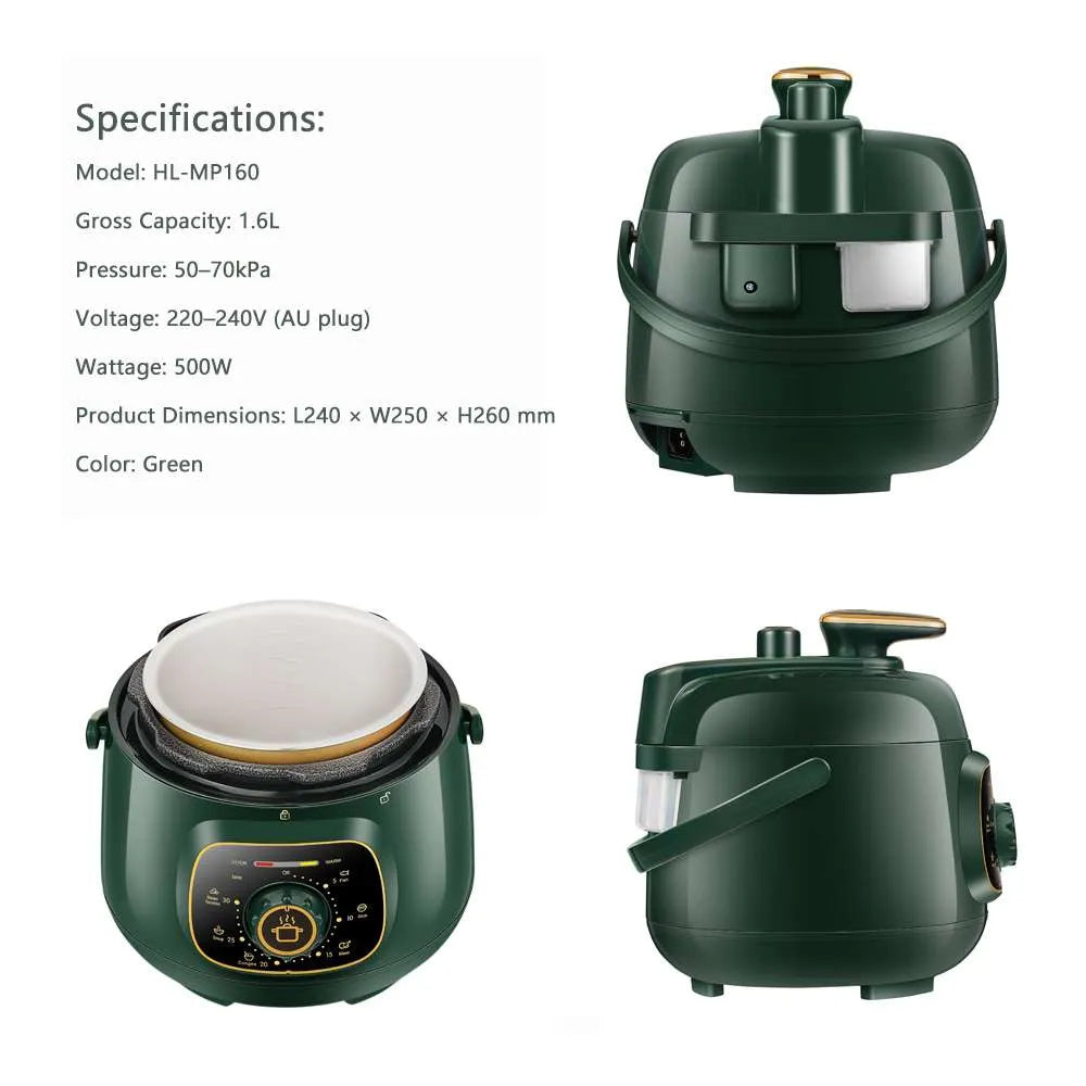 HOPER LAYER MINI ELECTRIC PRESSURE COOKER 1.6 L