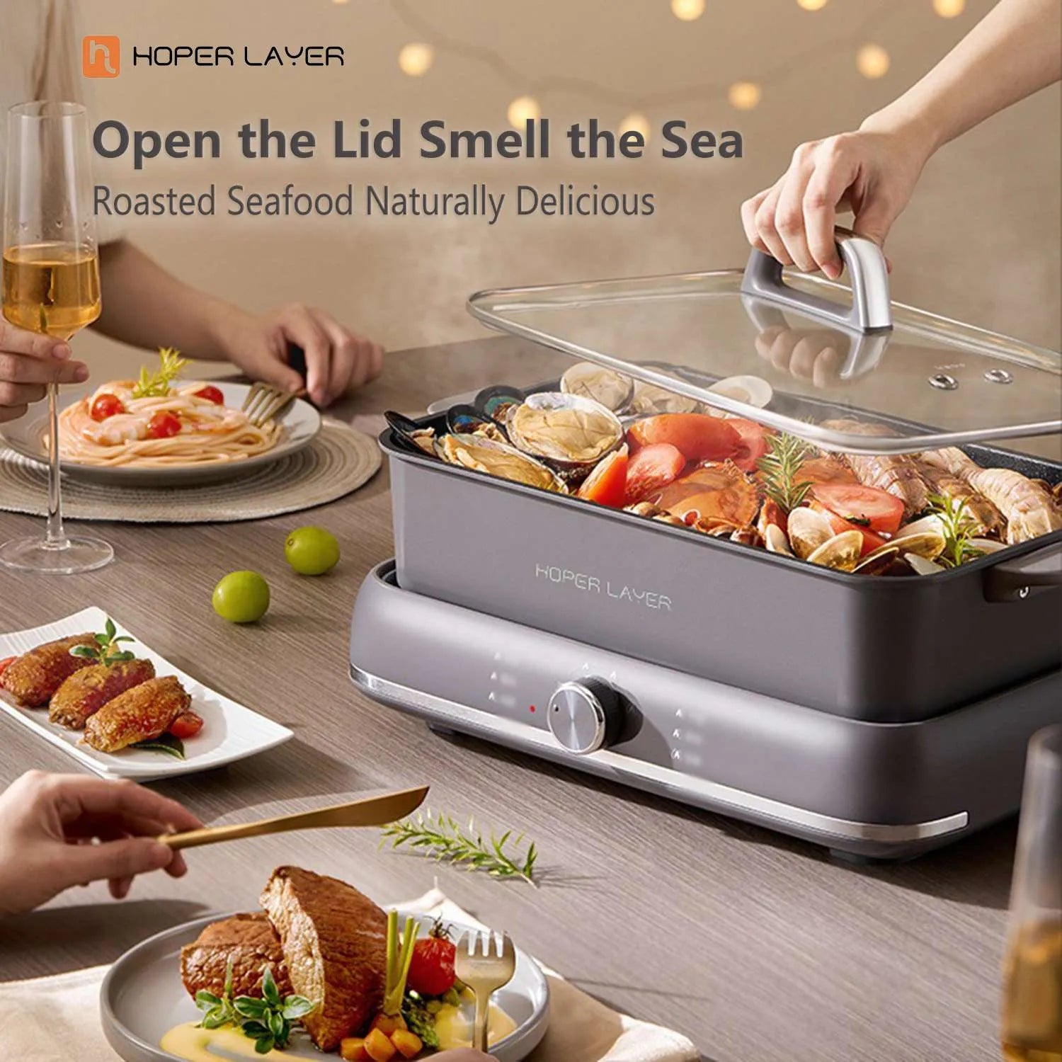 HOPER LAYER ELECTRIC HOT POT 6 L