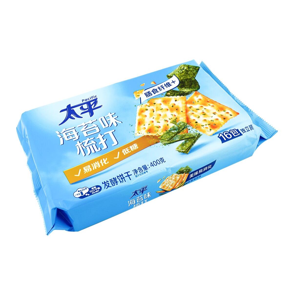 太平 PACIFIC SODA CRACKERS - SEAWEED 400 G