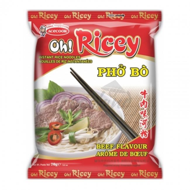 ACECOOK OH RICEY PHO NOODLE BEEF FLAVOR 70 G