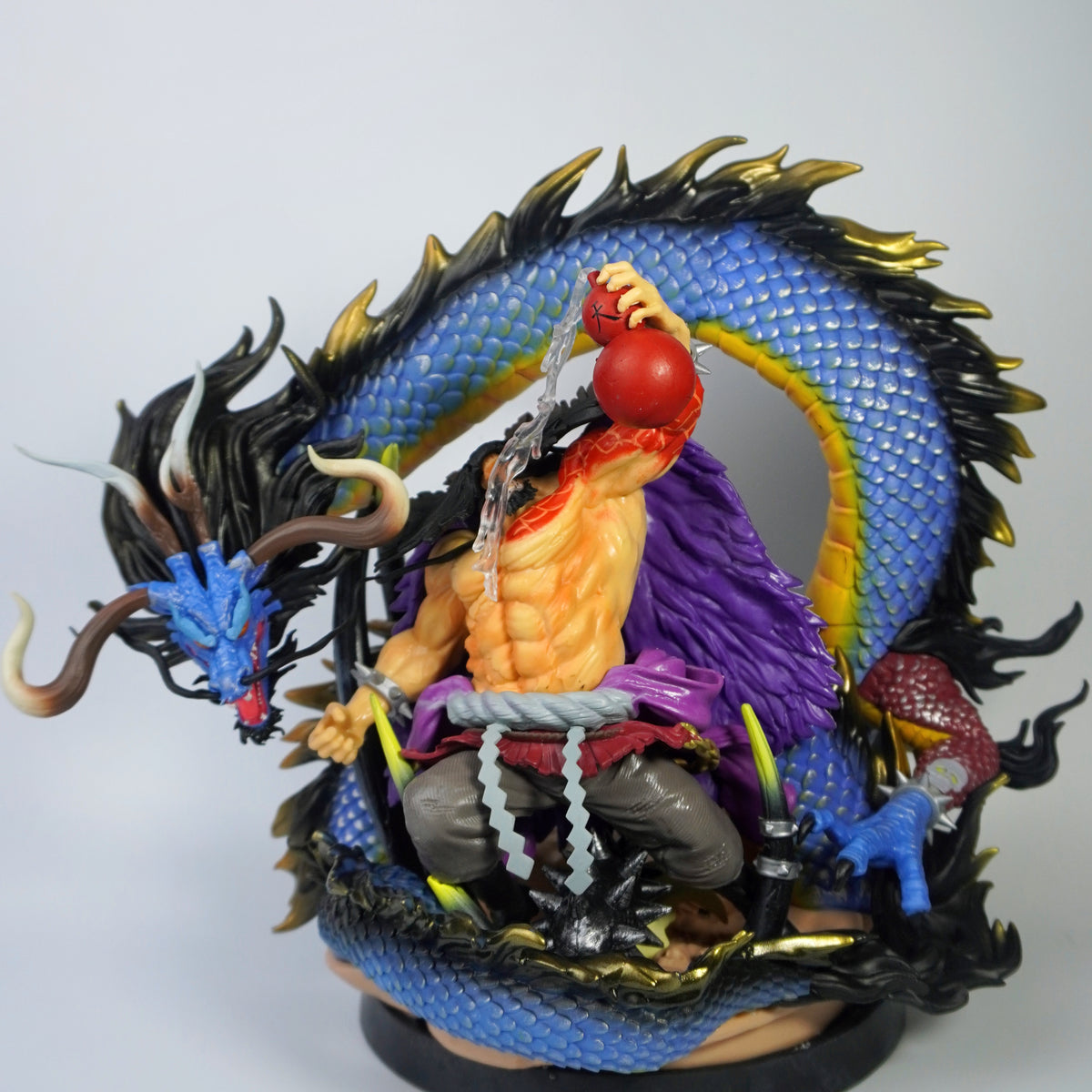 ONE PIECE BLACK PEARL DRAGON KADO HANDMADE SCULPTURE *MEGA SIZE ...