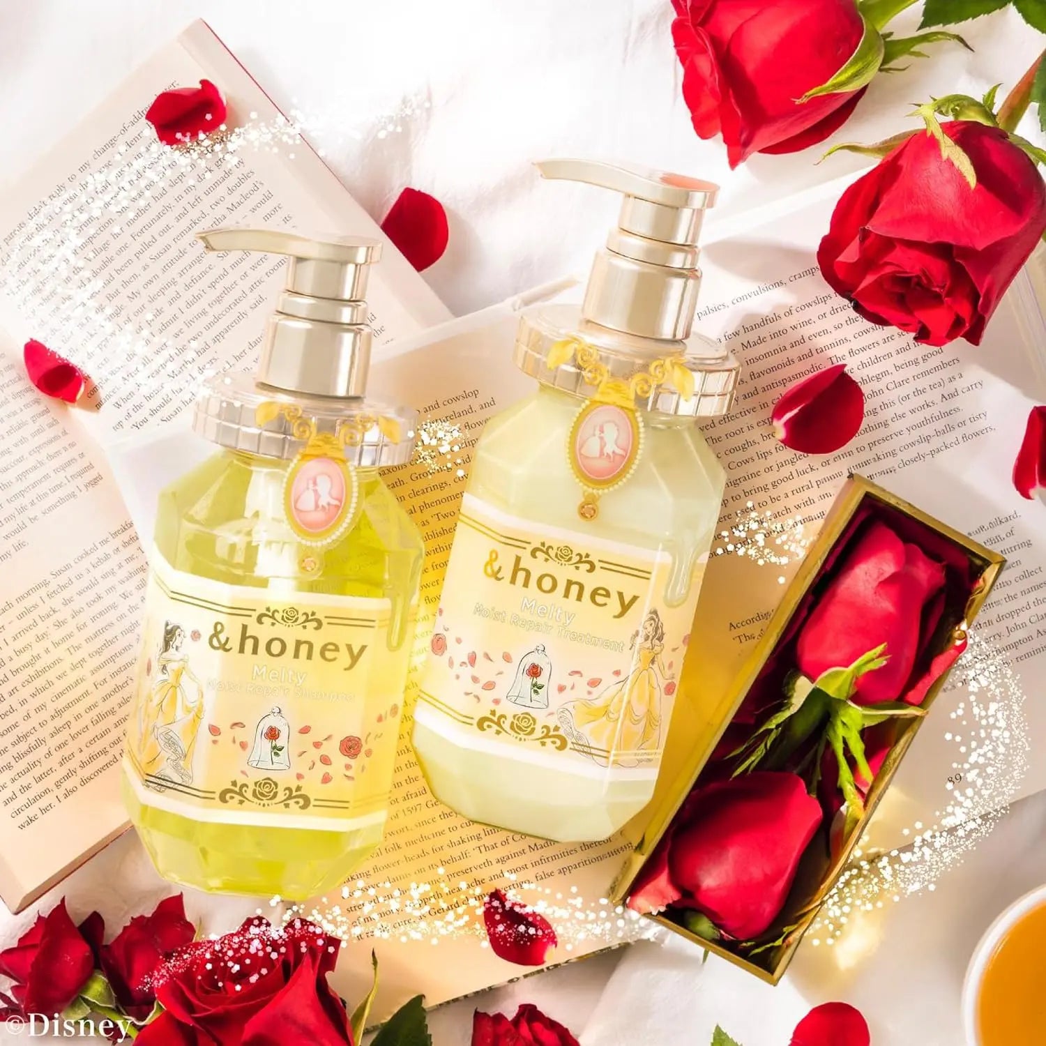 &HONEY MELTY MOIST REPAIR - BEAUTY & THE BEAST HAIRCARE GIFT SET BUNDLE