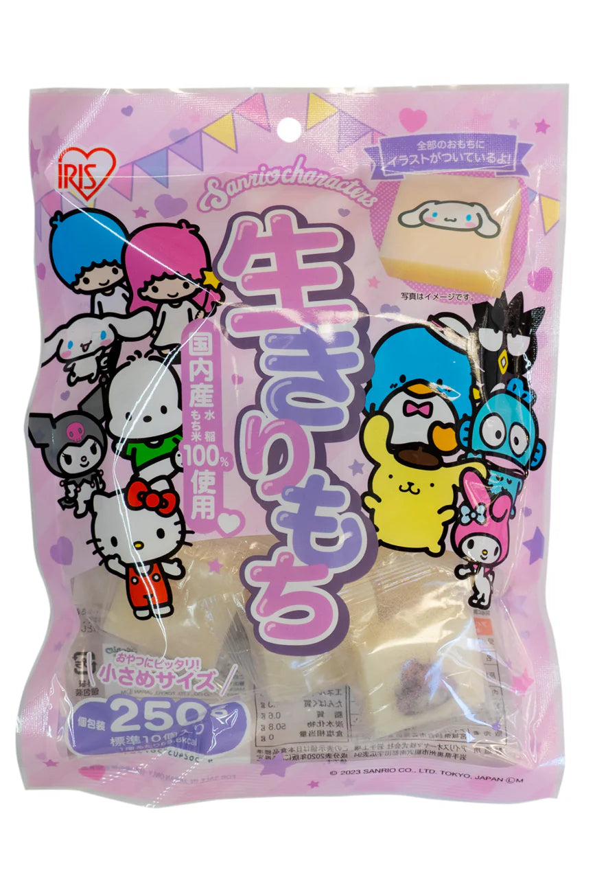 IRIS FOODS SANRIO SQUARELY CUT RICE CAKE 250G