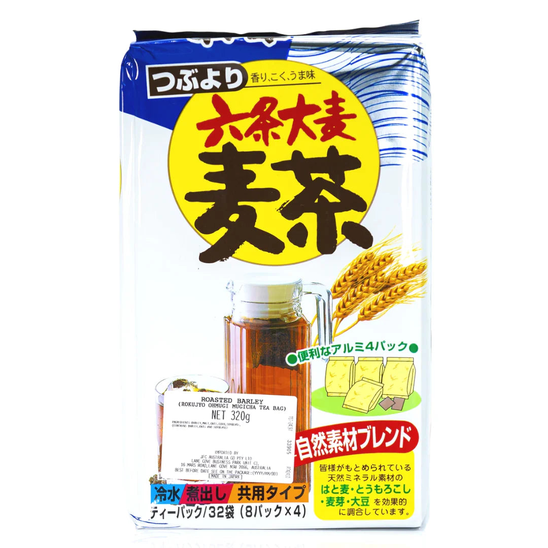 ROKUJYO OHMUGI MUGICHA BARLEY TEA BAGS - 10G*32