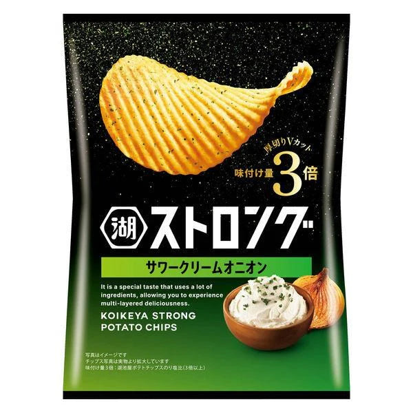 KOIKEYA STRONG SOUR CREAM & ONION POTATO CHIPS 53 G
