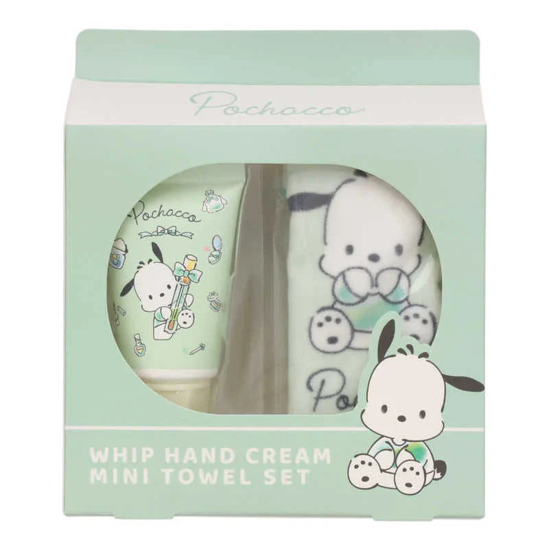 SANRIO POCHACCO WHIP HAND CREAM & TOWEL GIFT SET