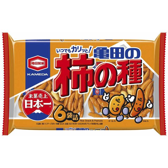KAMEDA KAKI NO TANE RICE CRACKER & PEANUTS 180 G