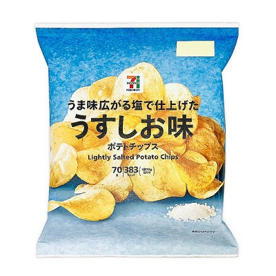 7-ELEVEN PREMIUM THIN SALT POTATO CHIPS 70 G