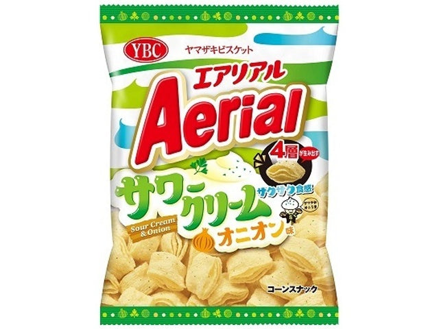 YBC AERIAL SOUR CREAM & ONION CORN CHIPS 65 G