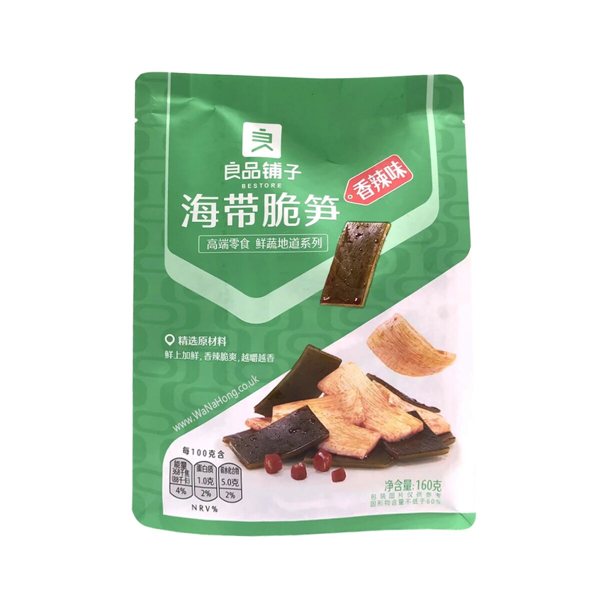 BESTORE SPICY SEAWEED AND BAMBOO SHOOT 160 G