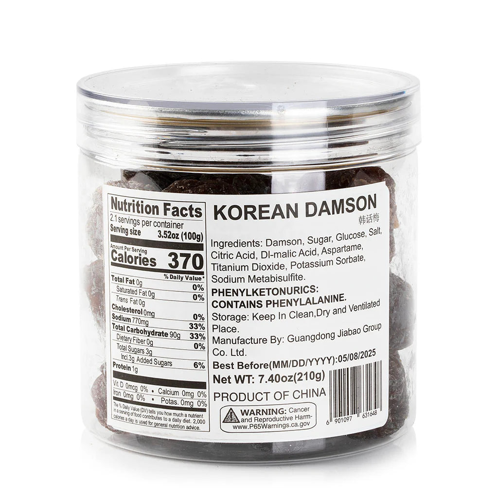 佳宝 JIABAO KOREAN DAMSON 210G