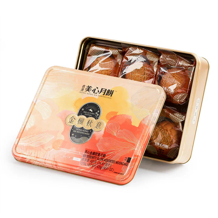 HONG KONG MEIXIN SERENITY GLOW ASSORTED MOONCAKE 420 G