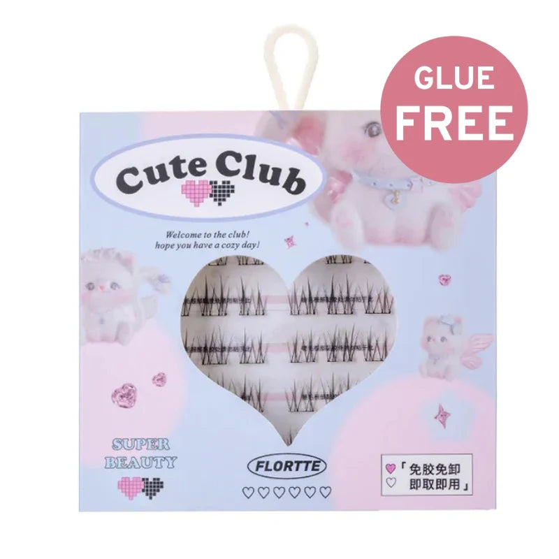 I AM SUPER BEAUTY GLUE-FREE FALSE LASHES - FLORTTE #01