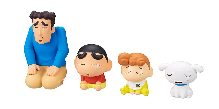 BANDAI CRAYON SHIN-CHAN "IS REMORSEFUL" CHARAYU FIGURE BATH BOMB - FLORAL SCENT 75 G