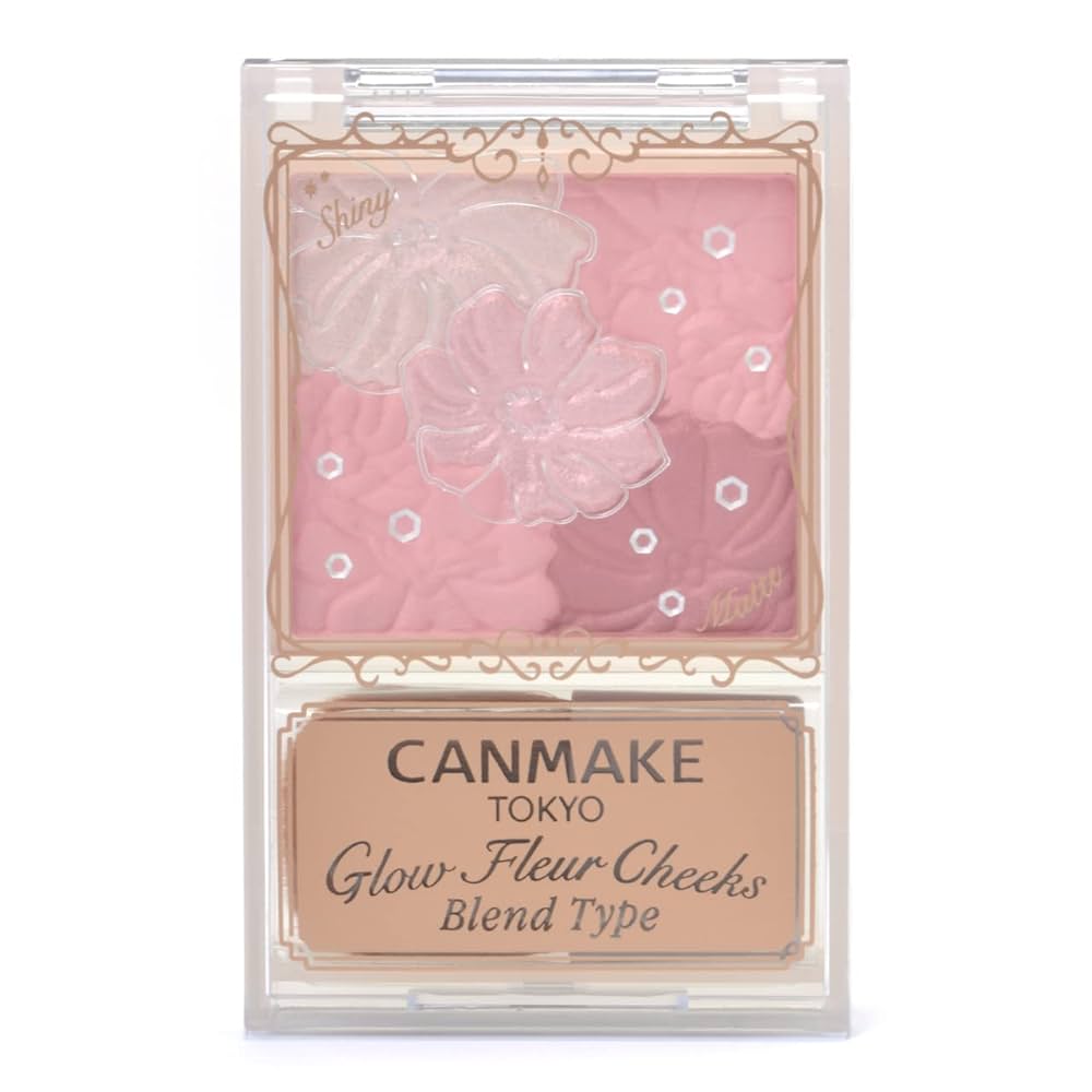 CANMAKE GLOW FLEUR CHEEKS BLEND BLUSH - B02 ROSE BALLERINA