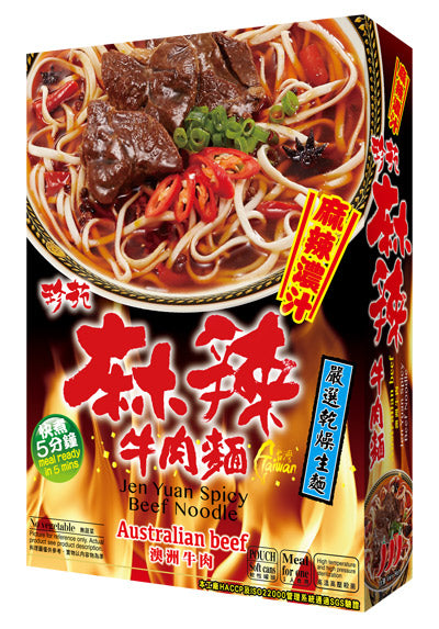 JEN YUAN SPICY BEEF NOODLES 530 G