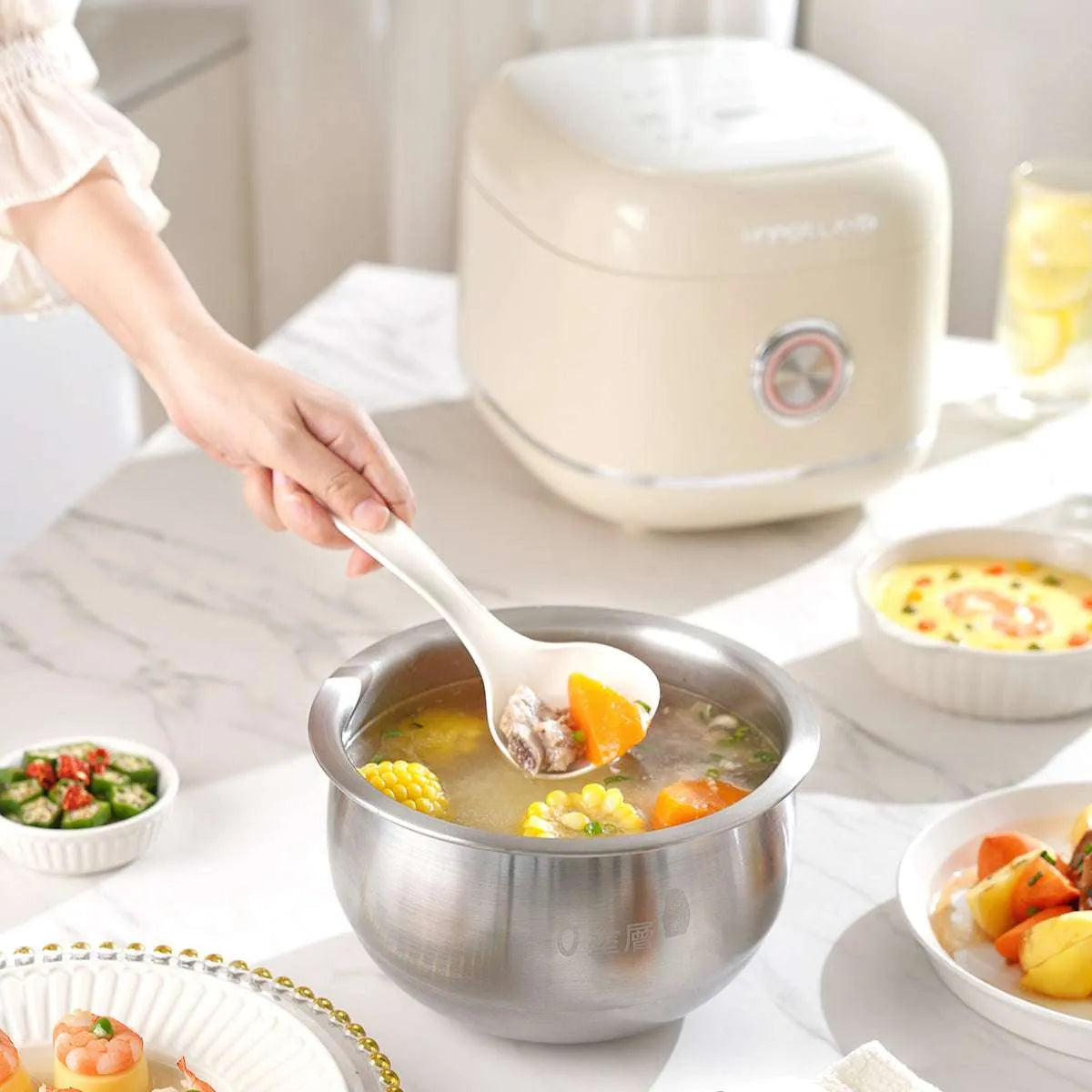 HOPER LAYER SMART CONTROL PORTABLE NON-STICK RICE COOKER 3 L