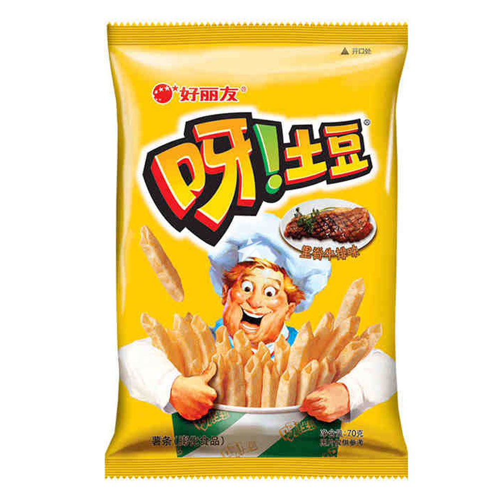 ORION YA! POTATO STAR STICKS BEEF STEAK FLAVOUR 70 G
