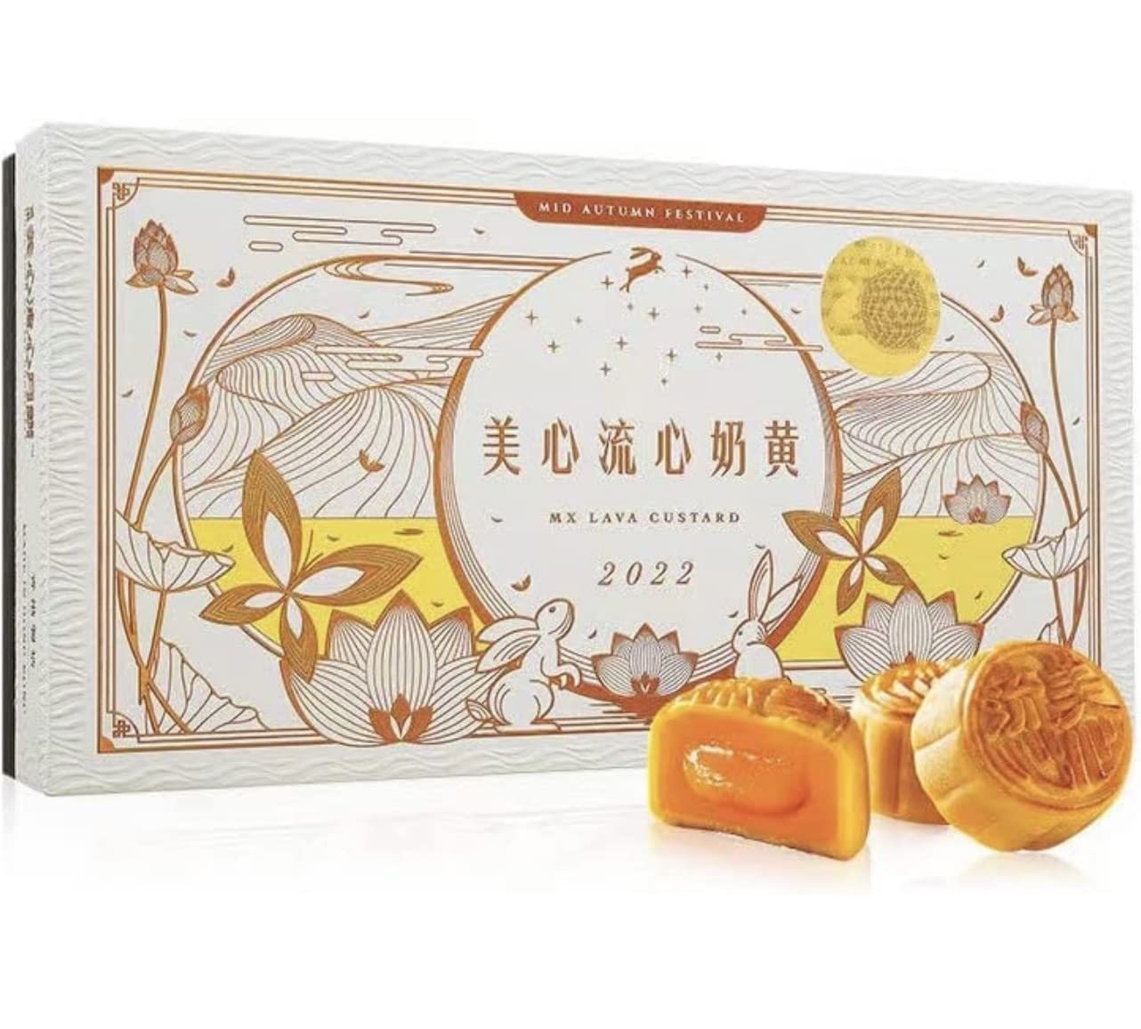 HONGKONG MEIXIN LAVA CUSTARD MOONCAKE 360 G