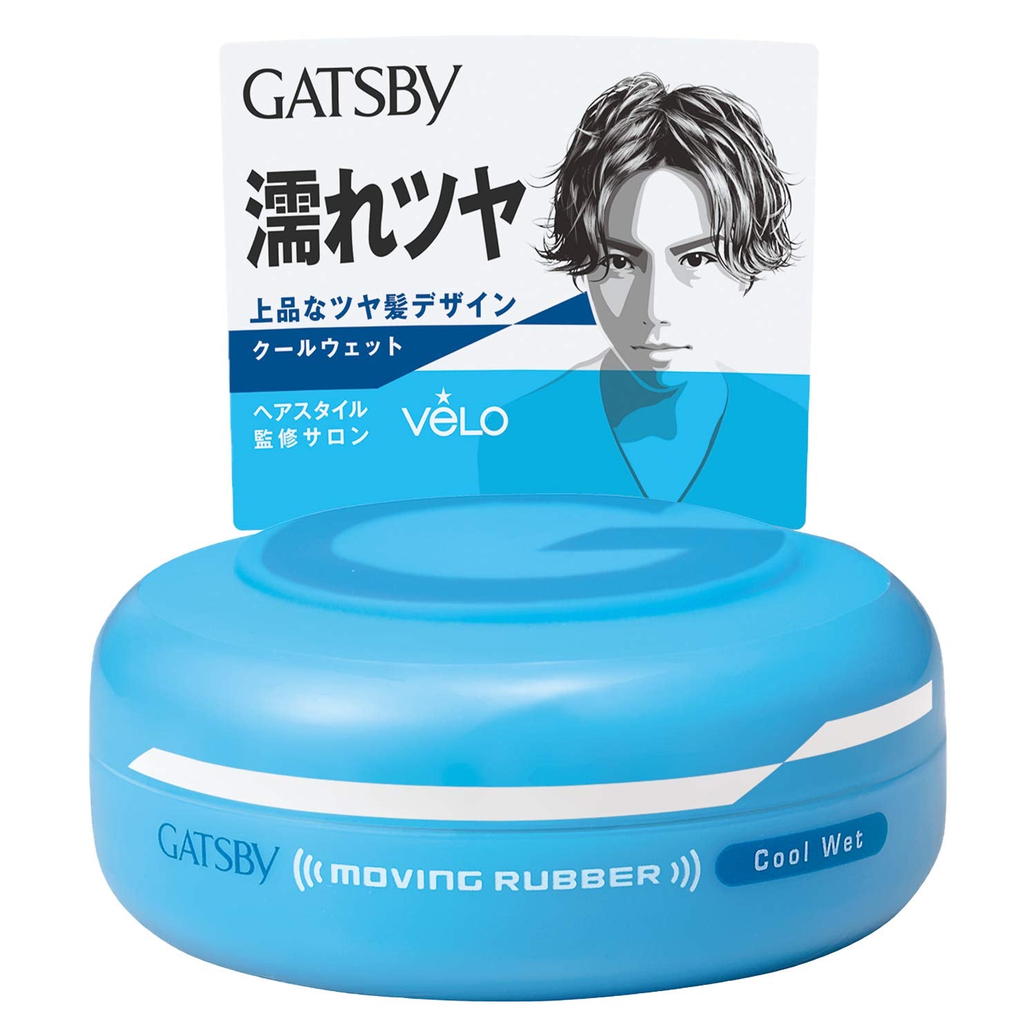 GATSBY MOVING RUBBER COOL WET HAIR WAX 80 G