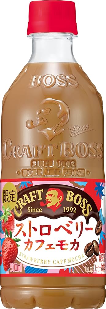 SUNTORY BOSS CRAFT STRAWBERRY CAFE MOCHA 500 ML — Premium Co Groceries