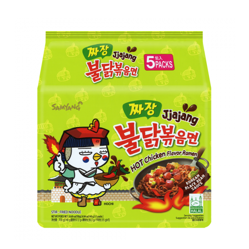 SAMYANG JJAJANG HOT CHICKEN RAMEN 140 G*5