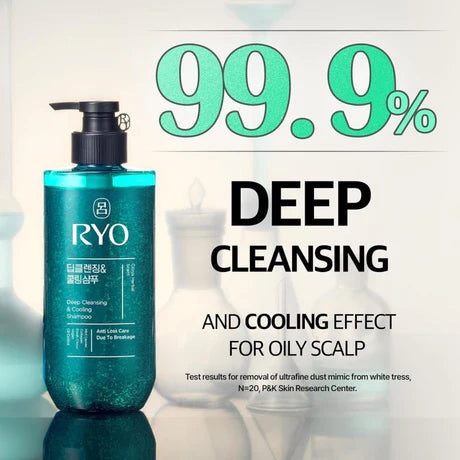 RYO DEEP CLEANSING & COOLING SHAMPOO - 480 ML