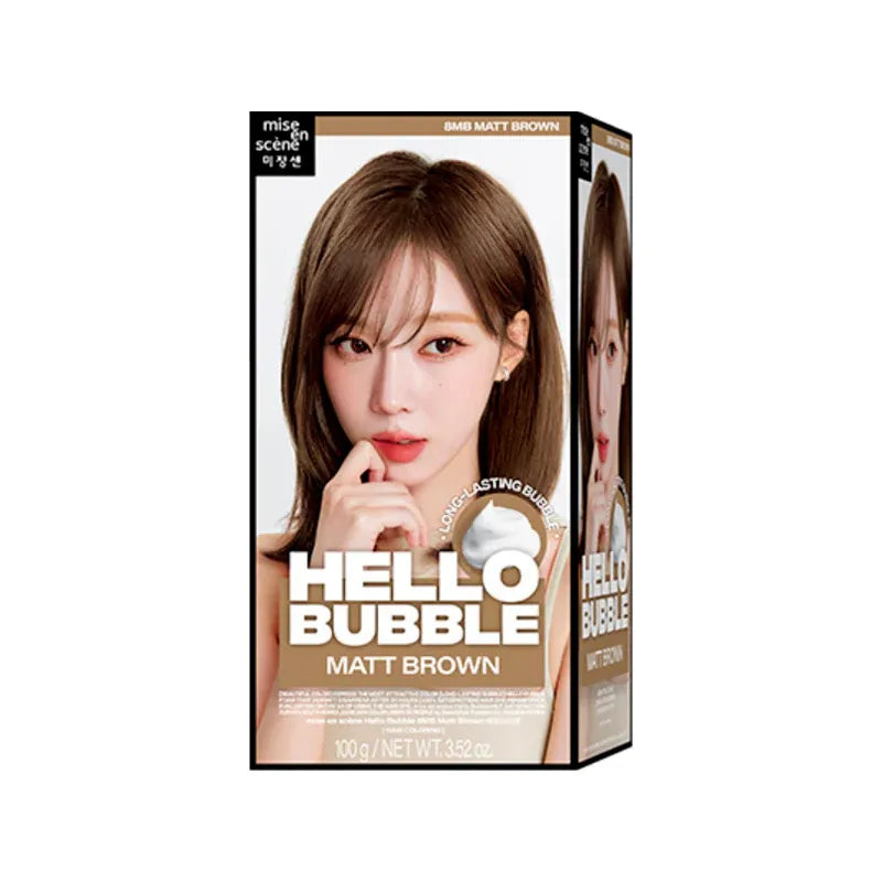 MISE EN SCÈNE HELLO BUBBLE FOAM HAIR COLOUR - 8MB MATT BROWN 100 G