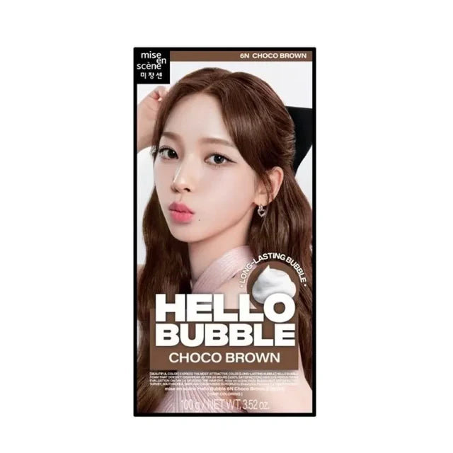 MISE EN SCÈNE HELLO BUBBLE FOAM HAIR COLOUR - 6N CHOCO BROWN 100 G