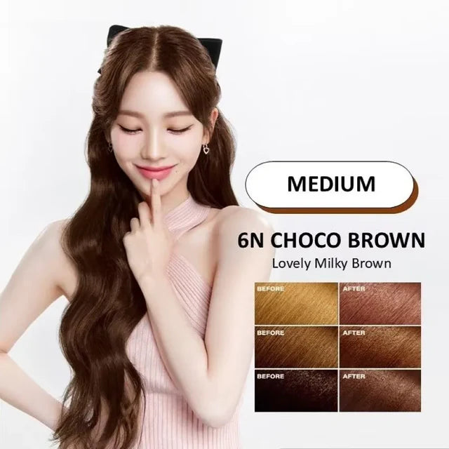 MISE EN SCÈNE HELLO BUBBLE FOAM HAIR COLOUR - 6N CHOCO BROWN 100 G