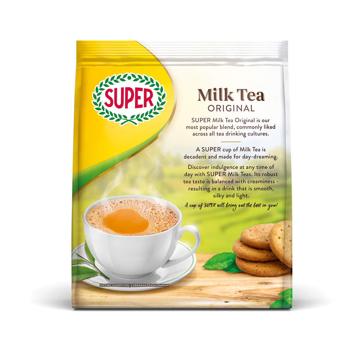 SUPER Milk Tea Original 2 Packs (Total 50 sticks)