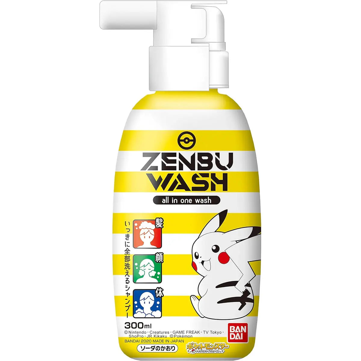 ZENBU POKEMON ALL IN ONE WASH 300 ML