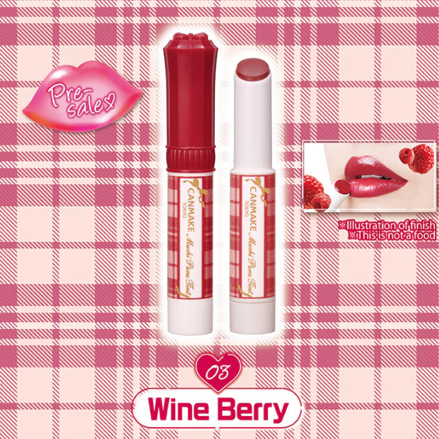 CANMAKE MUCHI PURU ROUGE TINT - 03 WINE BERRY