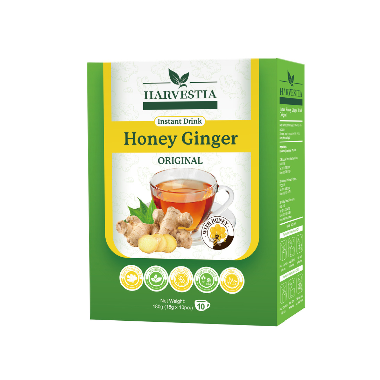 HARVESTIA INSTANT DRINK HONEY GINGER ORIGINAL - 18G*10