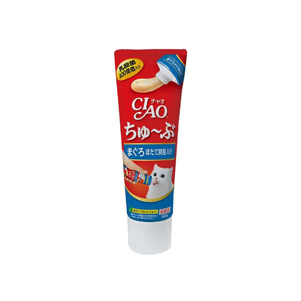 CIAO TUBE TUNA FOR HAIRBALL 80 G