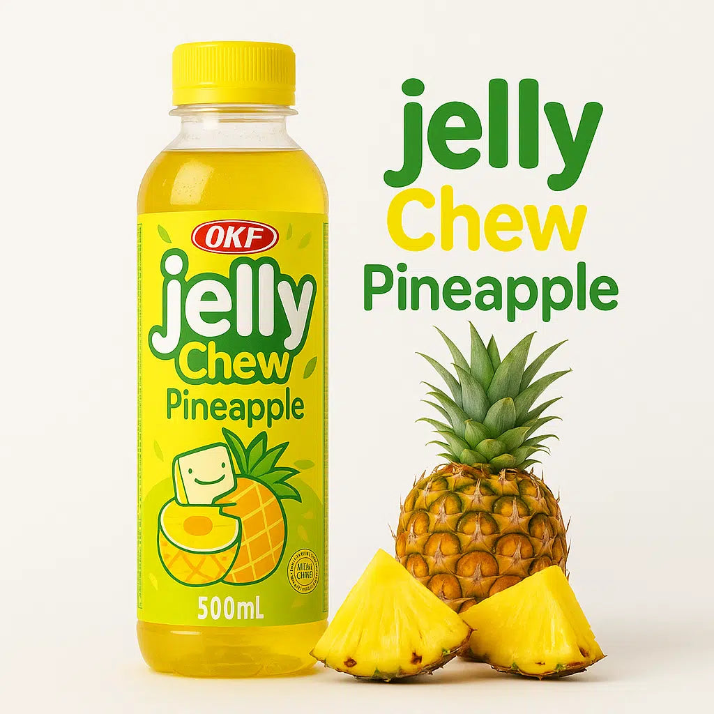 OKF JELLY CHEW PINEAPPLE - 500 ML