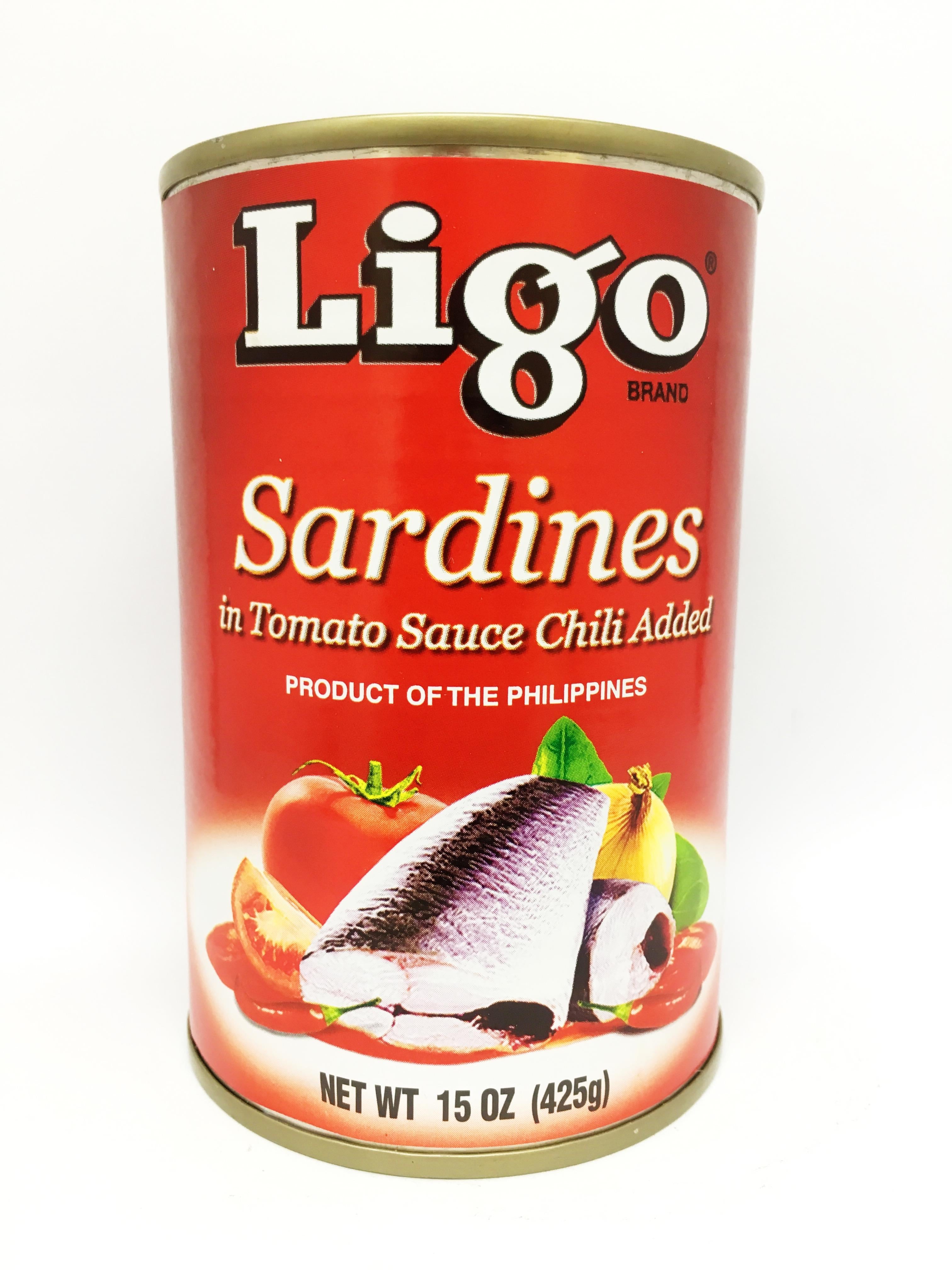 LIGO SARDINES IN TOMATO SAUCE CHILI ADDED — Premium Co Groceries