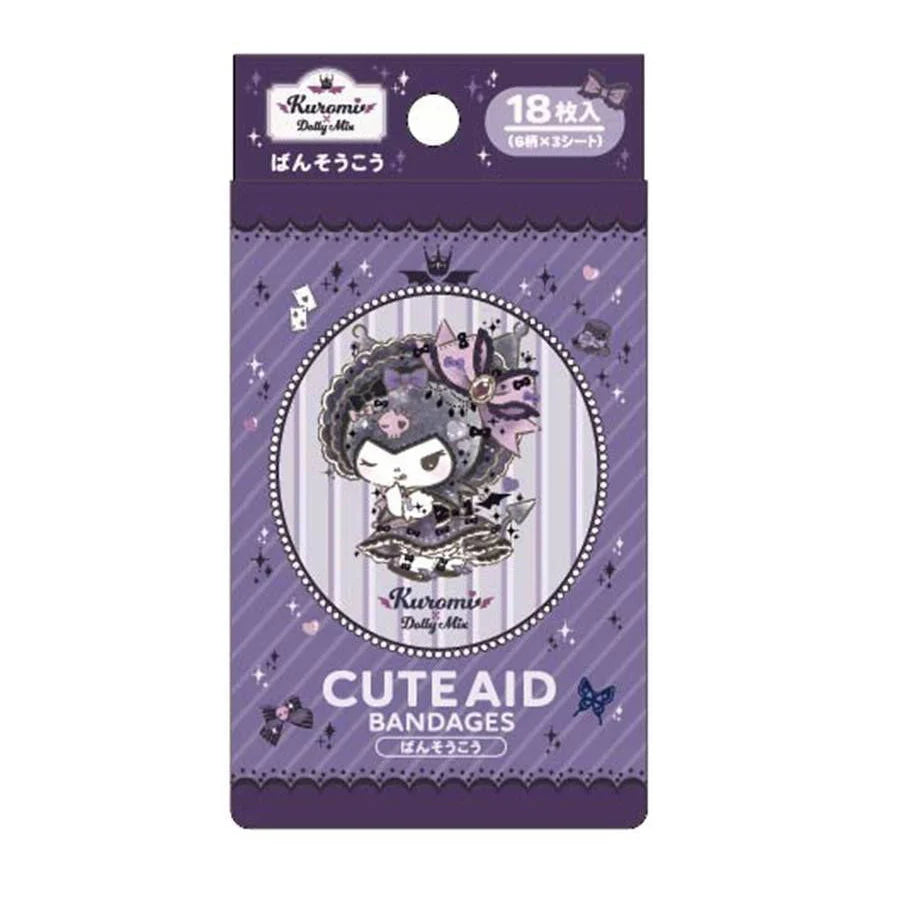 SANRIO CUTE AID BANDAGES – KUROMI & MY MELODY “DOLLY MIX”