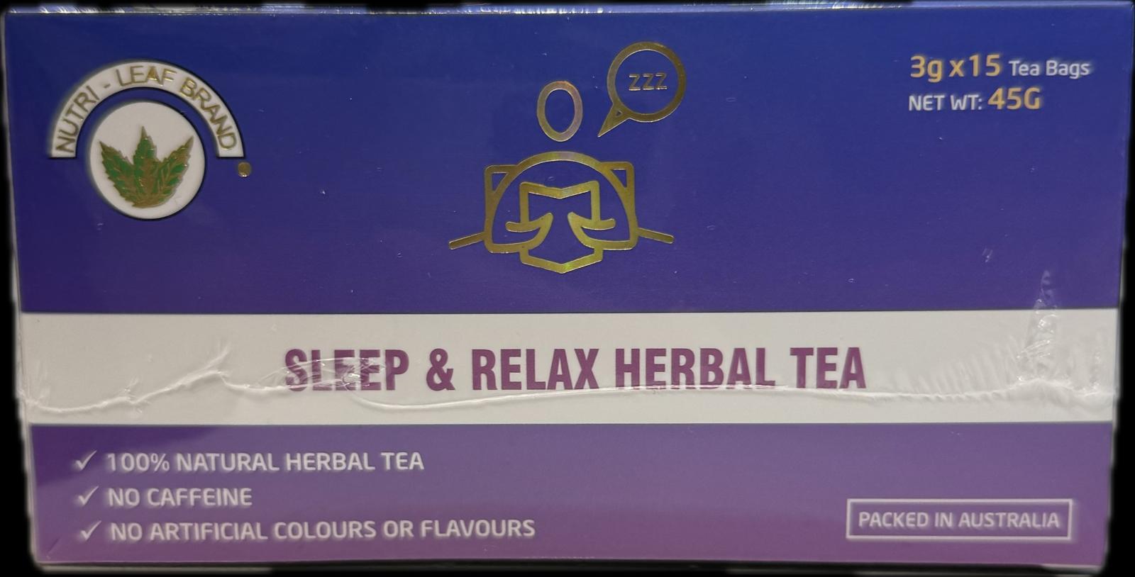 NUTRI-LEAF SLEEP & RELAX HERBAL TEA - 3G*15