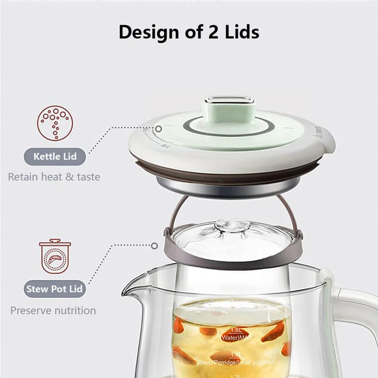 BEAR ELECTRIC GLASS KETTLE (YSH-C18S2)