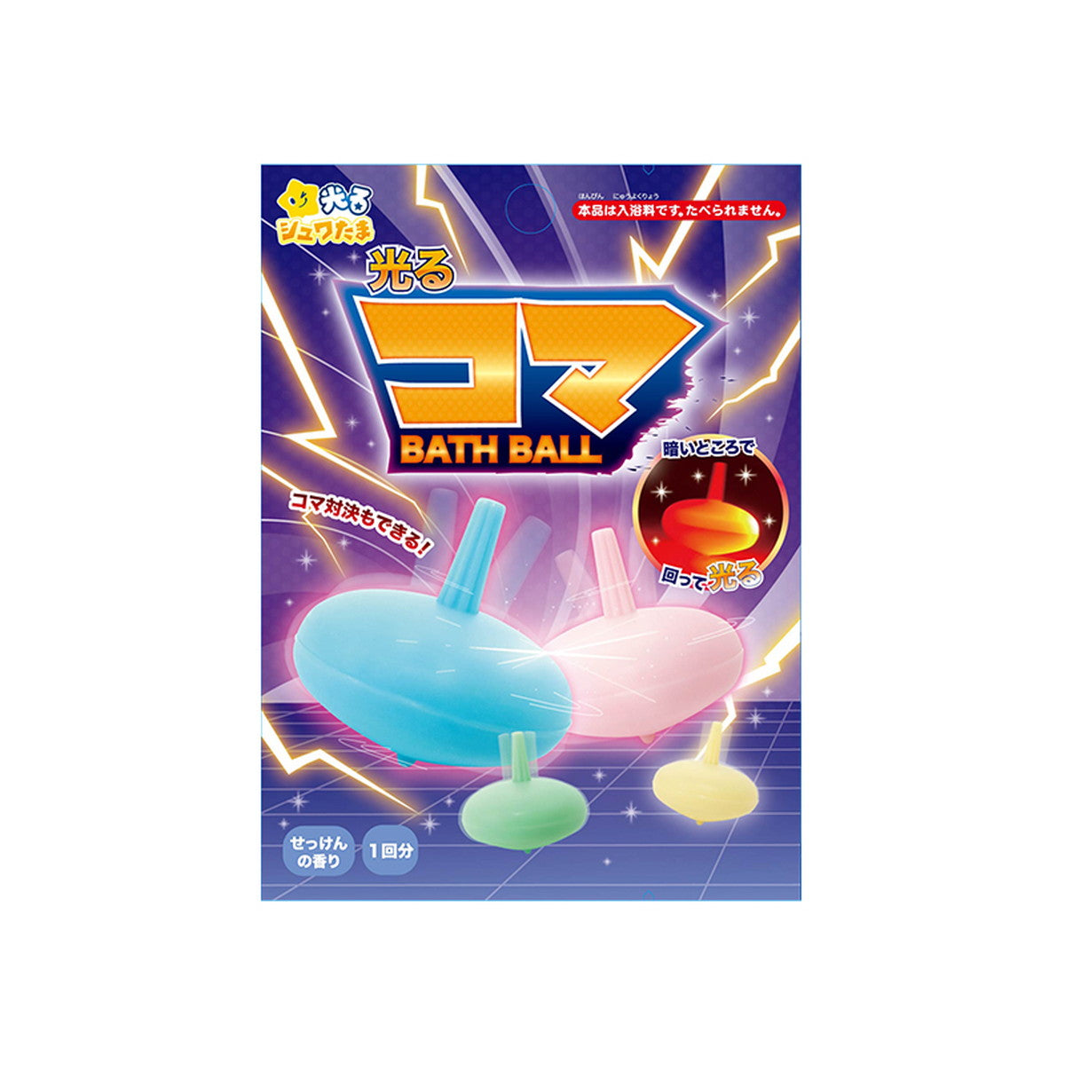 SANTAN "SHUWATAMA" LIGHT-UP SPINNING TOP BATH BALL - 75 G