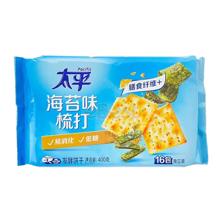 太平 PACIFIC SODA CRACKERS - SEAWEED 400 G